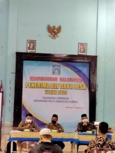 MUSYAWARAH KALURAHAN KHUSUS BLT DD TAHUN 2022